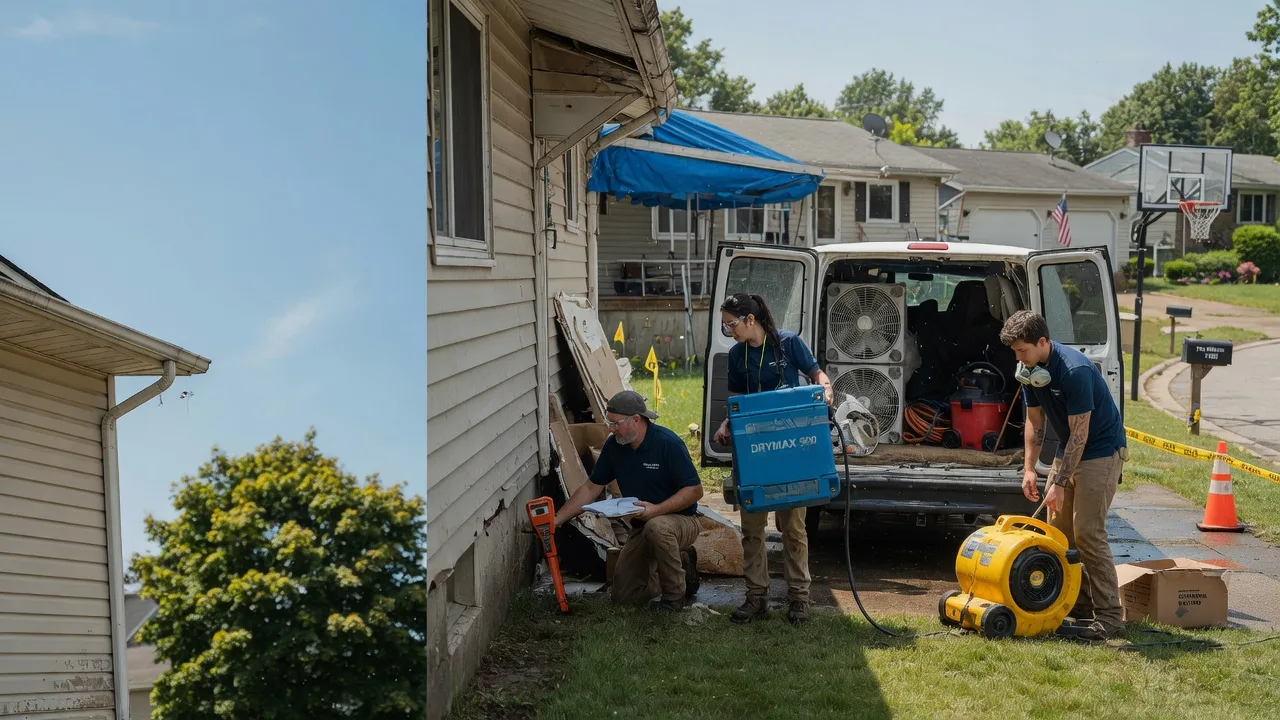 Ceiling Leak Cleanup in West Enfield, ME near me